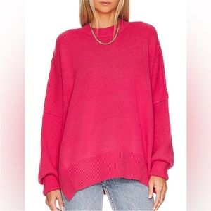 COPY - Free People Easy Street Tunic Sweater
Oversized Hot Pink Small NWT